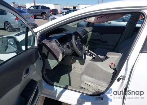 2012 Honda Civic Lx из США, поврежденный, VIN 19XFB2F53CE392003